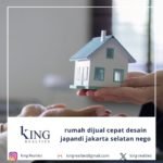 rumah dijual cepat desain japandi jakarta selatan nego