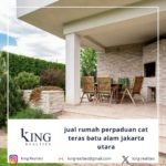 jual rumah perpaduan cat teras batu alam jakarta utara