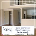 sewa apartemen thamrin residence lantai rendah