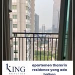 apartemen thamrin residence yang ada balkon