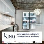 sewa apartemen thamrin residence semi furnished