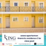 sewa apartemen thamrin residence 2 br view pool